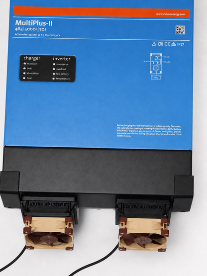 Acoples 80mm Ventilación Externa – Victron MultiPlus-II 5000va