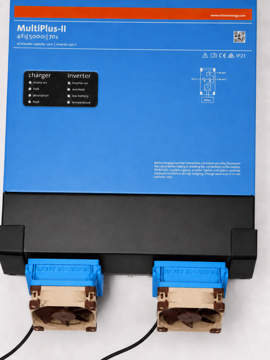 80mm External Ventilation Adapters – Victron MultiPlus-II 5000va