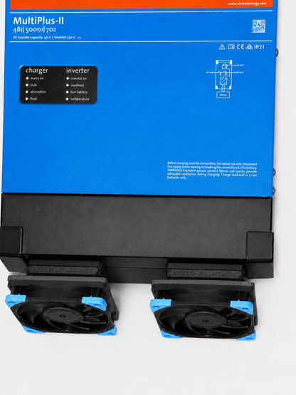 Acoples 120mm Ventilación Externa – Victron MultiPlus-II 5000va